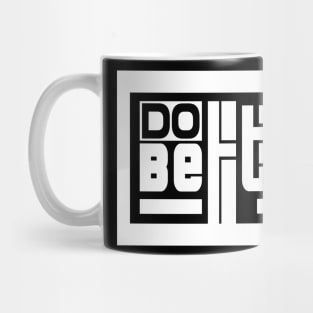 Do Better \\ Rectangle Bold Typo Mug